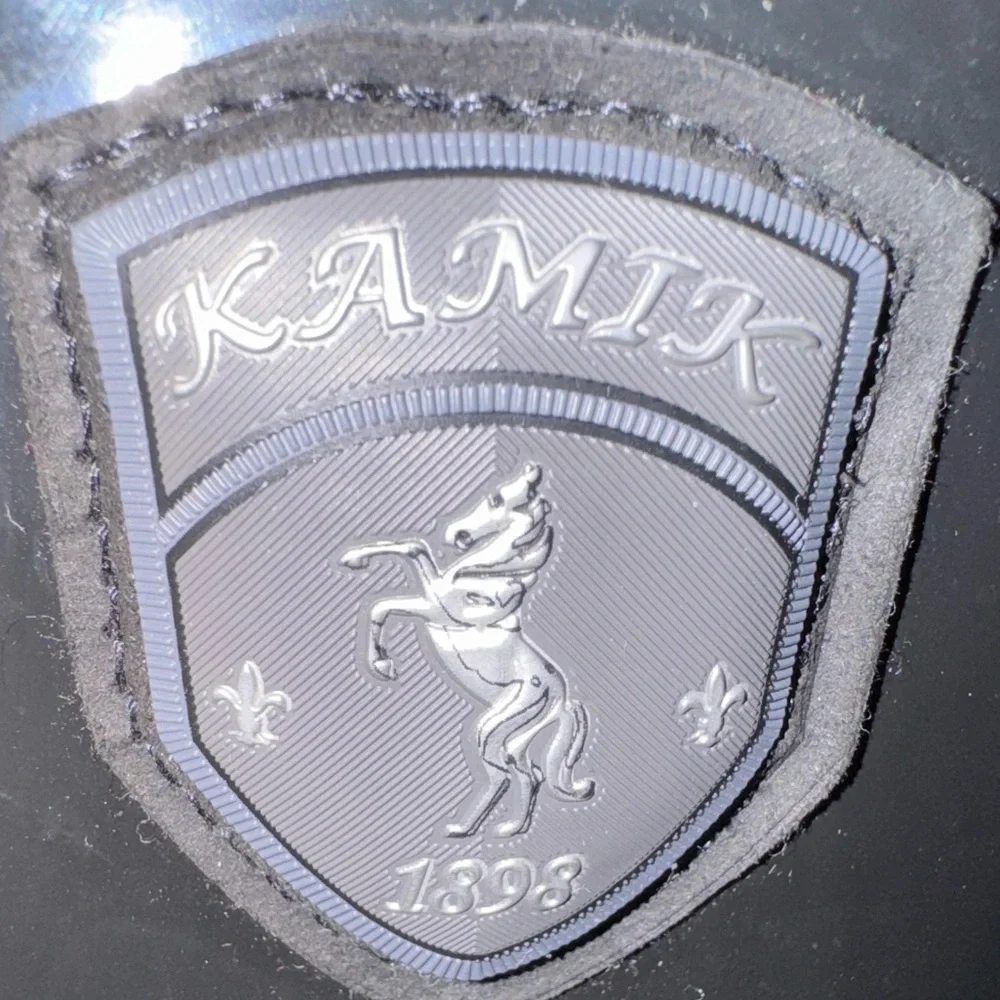 Kamik Marina Womens Black Rubber Rainboots size 7